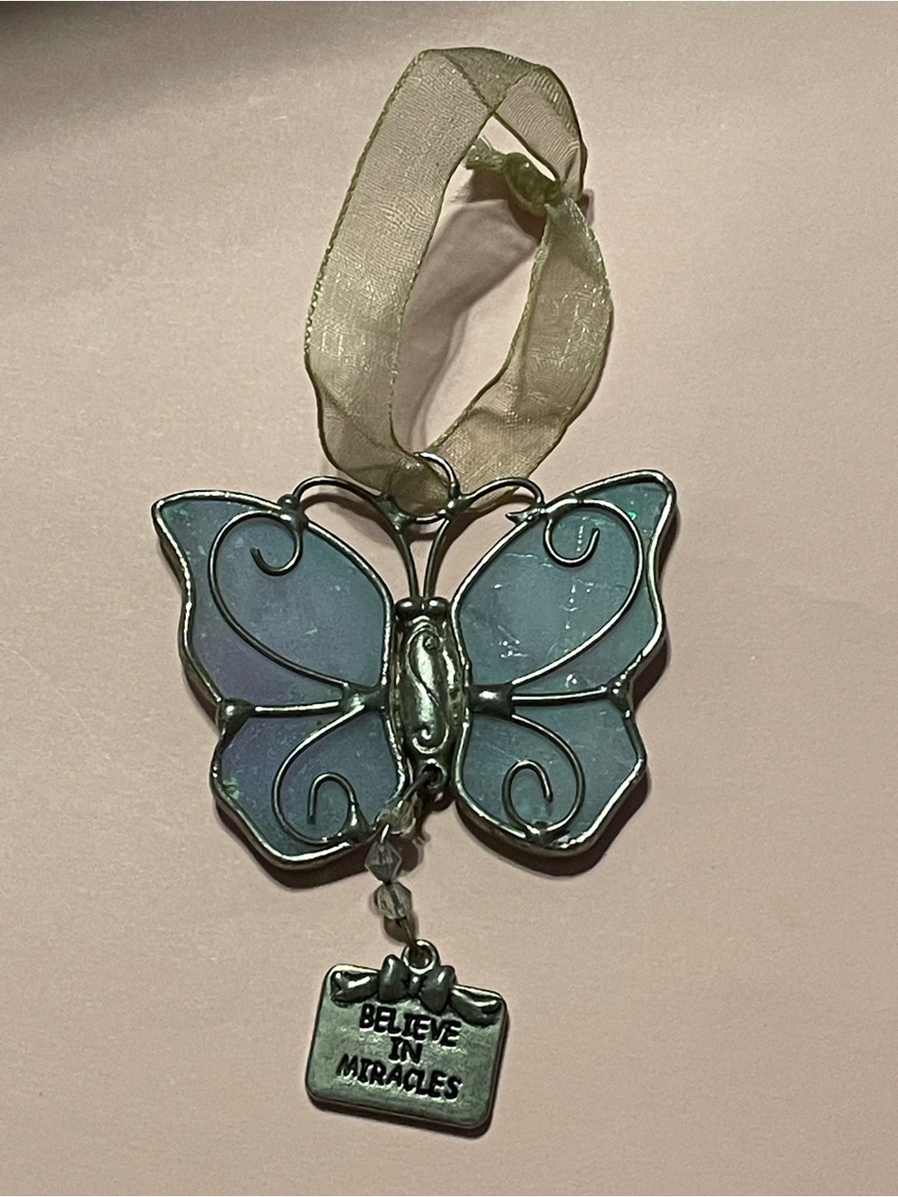 Ganz Believe in Miracles Stained Glass Butterfly #7315 💎 SALE